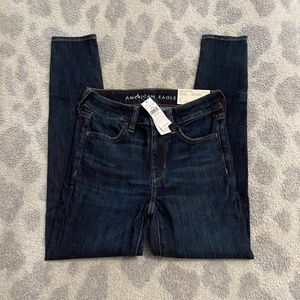 Brand New AE Next Level Stretch, Hi Rise Jegging in Size 4 Short